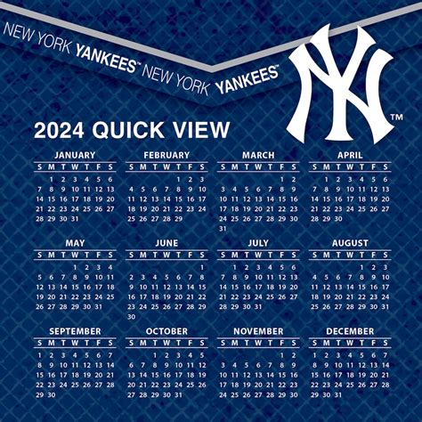 yankees schedule 2024 printable